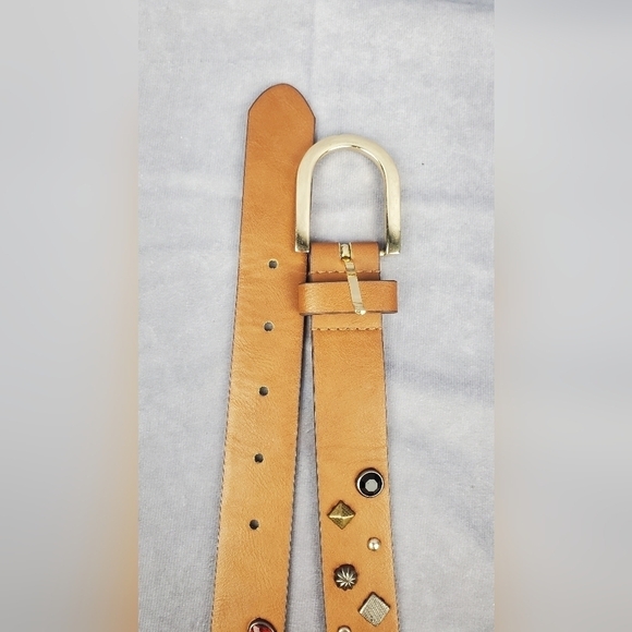 NOBO Women's Brown Studded Embellished Western Belt  Size L - Picture 8 of 11